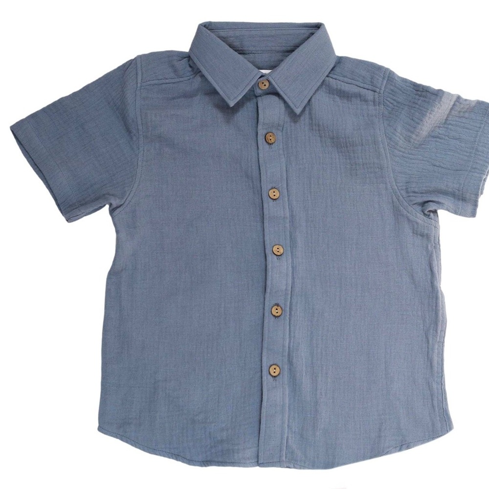 Remington Road - Dusty Blue Button-Down Shirt